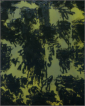 Naturinspiration, 1998 -99. 195 x 145 cm. Tempera på lærred.